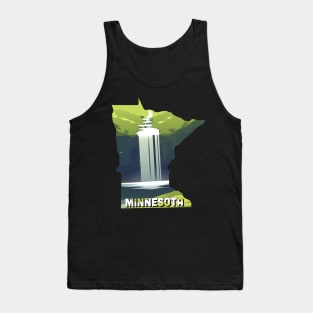 Minnesota state design / Minnesota lover / Minnesota gift idea / Minnesota butter gift /Minnesota lakes home state Tank Top